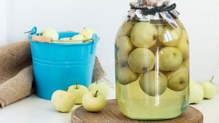 Яблоки Белый налив на зиму