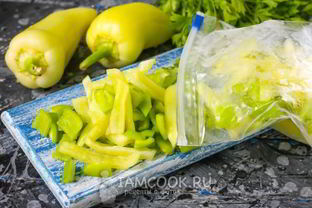 Заморозка болгарского перца на зиму