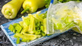 Заморозка болгарского перца на зиму