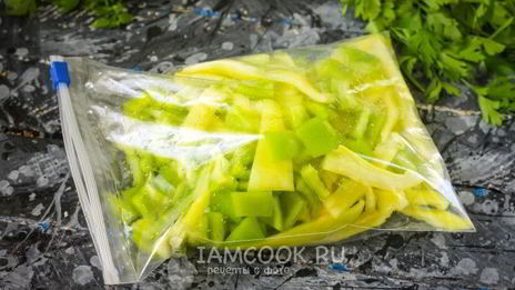 заморозка болгарского перца на зиму