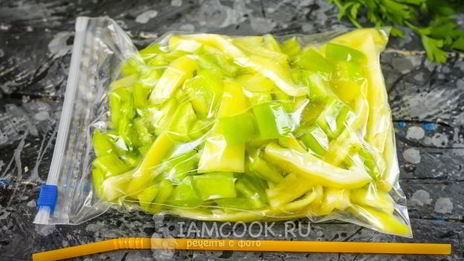 заморозка болгарского перца на зиму