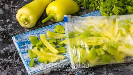 заморозка болгарского перца на зиму