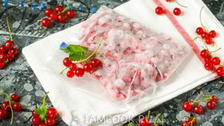 Заморозка красной смородины на зиму