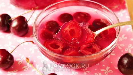 желе из черешни на зиму