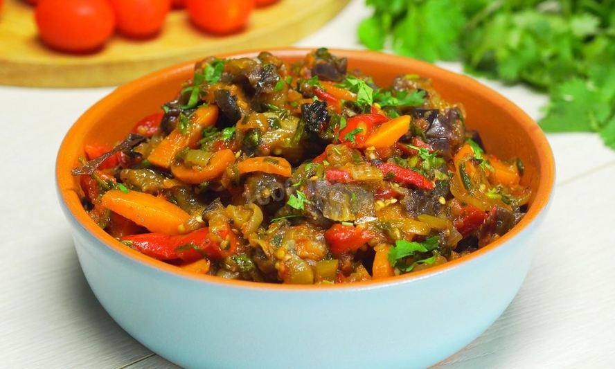 Рецепт аджапсандал по-грузински с баклажанами