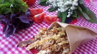 Баклажанные и кабачковые чипсы