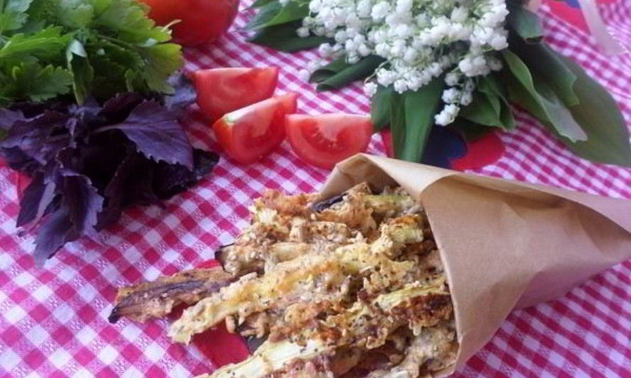 Рецепт баклажанные и кабачковые чипсы