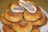 Простые беляши с мясом на дрожжах