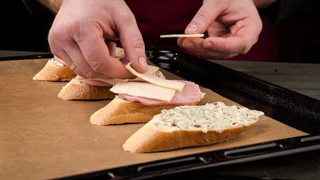 горячие брускетты