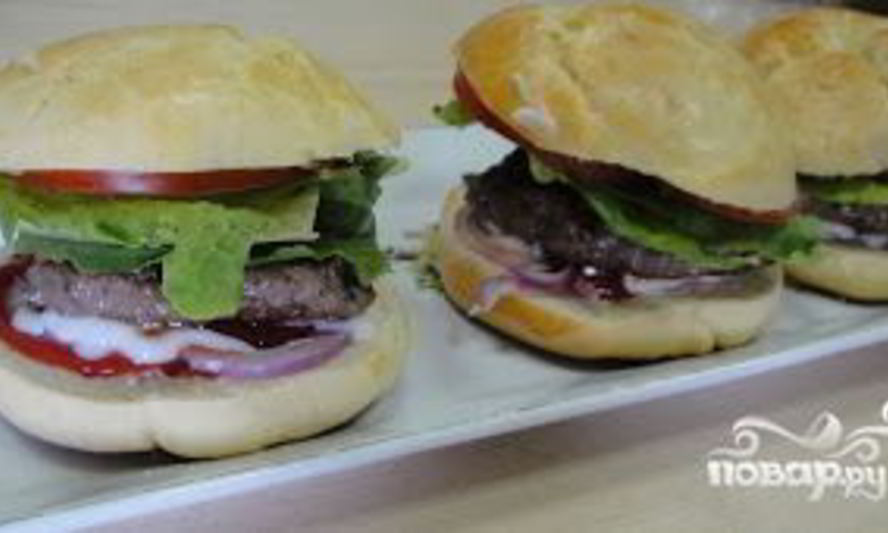 Рецепт американский бургер