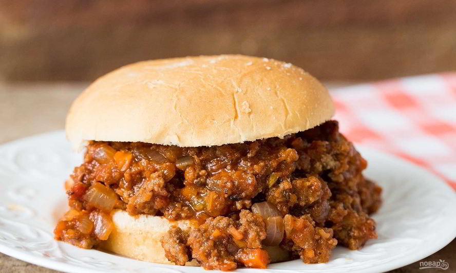 Рецепт бургер неряшливый джо