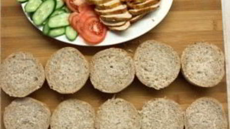 бургер с курочкой