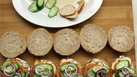 бургер с курочкой