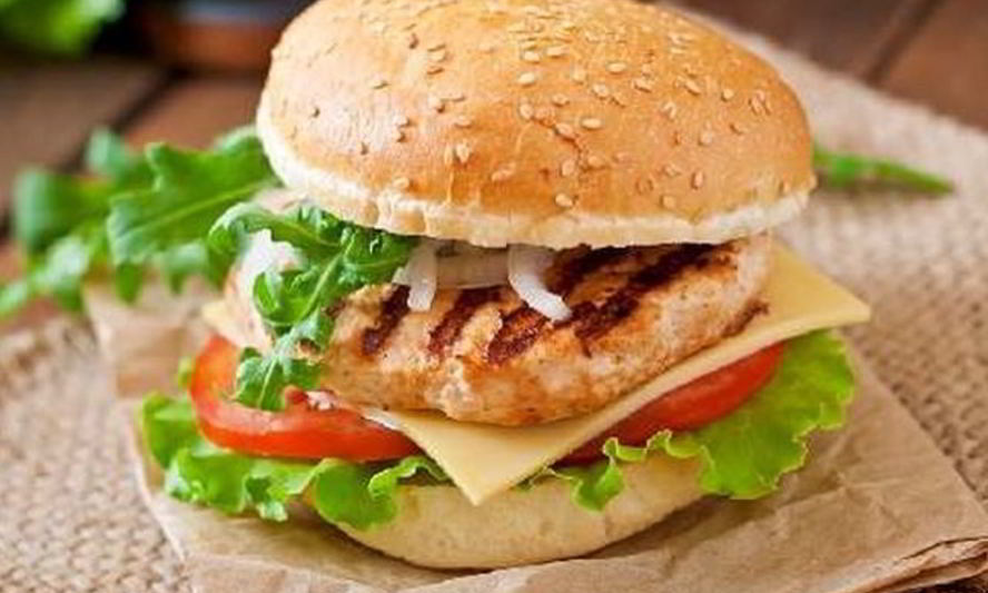 Рецепт бургер с сыром и курицей