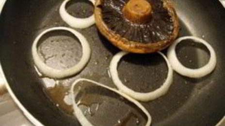 бургер веган портобелло