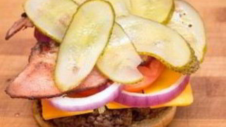 бургеры из мраморной говядины