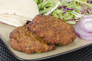 Бургеры с нутом и хумусом