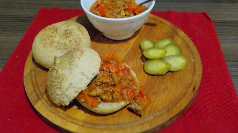 бюджетный бургер sloppy joe неряха джо