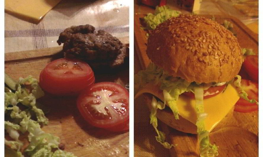 Рецепт домашние гамбургеры с маринованными огурцами