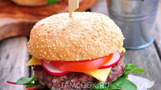 Домашний бургер за 15 минут