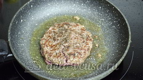 гамбургер c говядиной