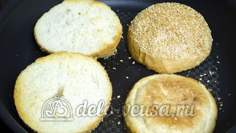 гамбургер c говядиной