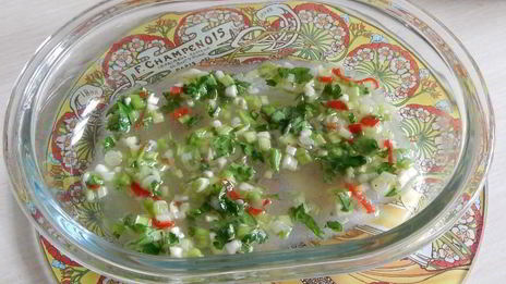 гамбургер с куриным филе