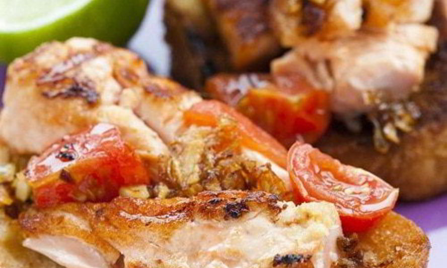 Рецепт гамбургер с семгой