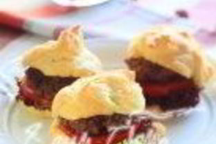 Гамбургер в профитролях