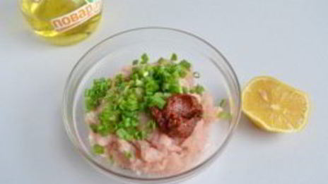 куриный бургер тандури