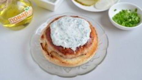 куриный бургер тандури