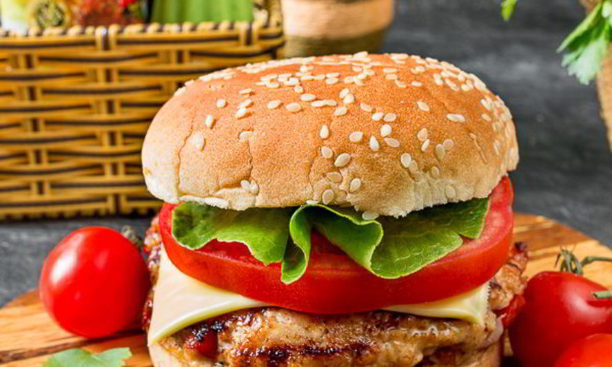 Рецепт куриные бургеры с овощами