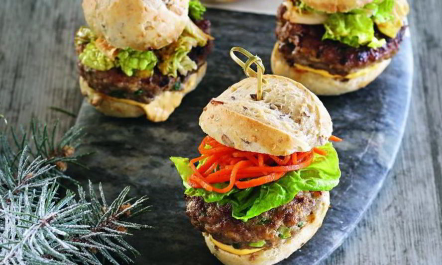 Рецепт мини-бургеры из свинины в азиатском стиле