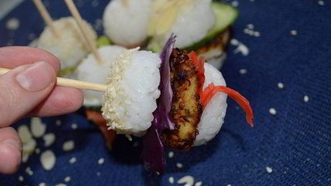 мини суши-бургеры