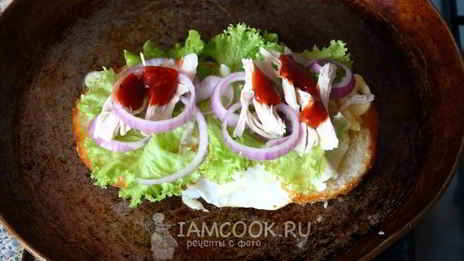 омлет-бургер