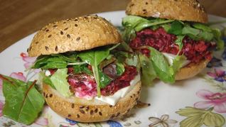 Свекольно-чечевичные бургеры