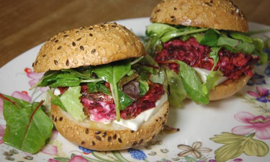 Рецепт свекольно-чечевичные бургеры