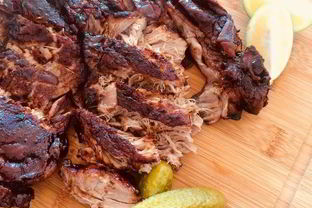 Томленая свинина для бургеров