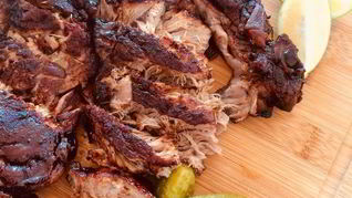 Томленая свинина для бургеров