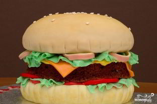 Торт Гамбургер