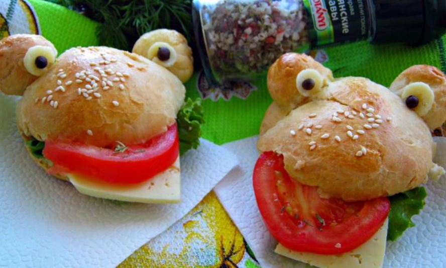 Рецепт веселые бургеры на пикничок