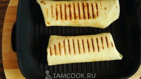 буррито с курицей и фасолью