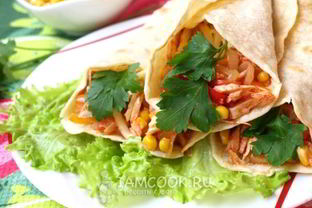 Буррито с курицей