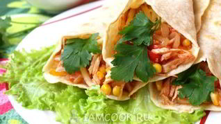 Буррито с курицей