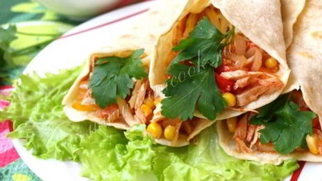 буррито с курицей