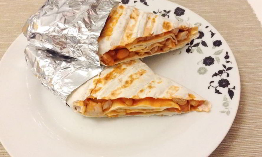 Рецепт буррито со свининой и фасолью