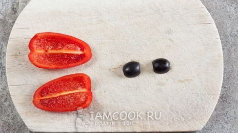 бутерброд дед мороз