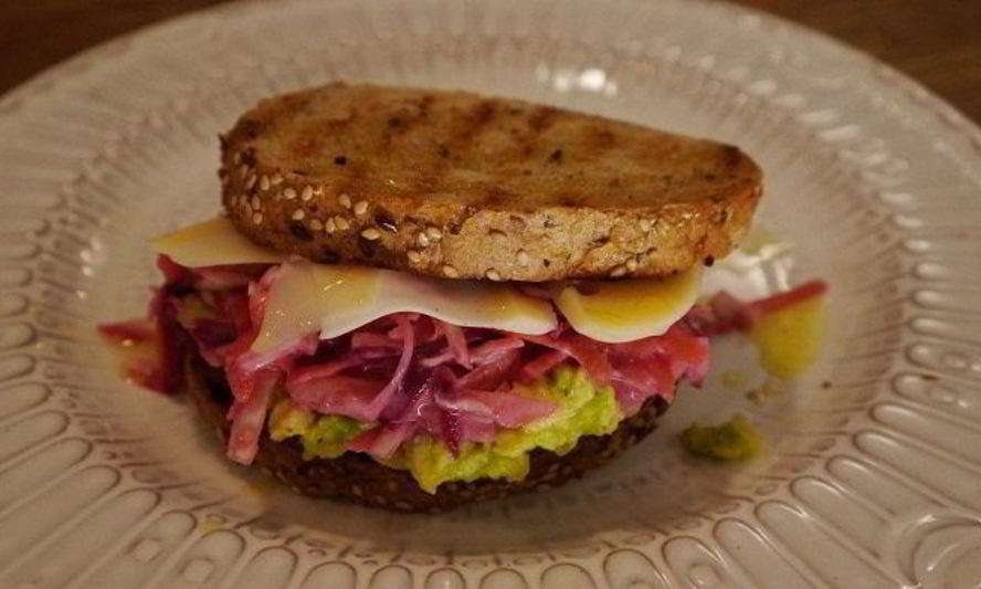 Рецепт бутерброд для вегетарианцев