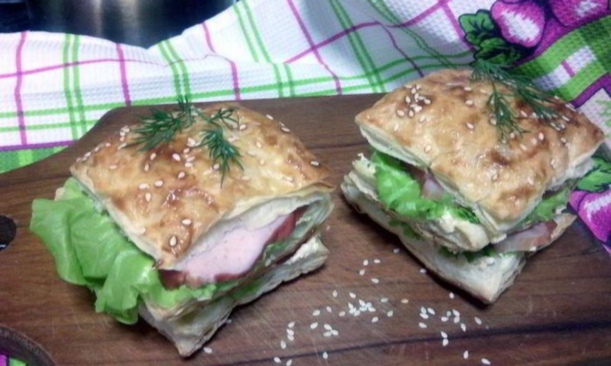 Рецепт бутерброд мильфей