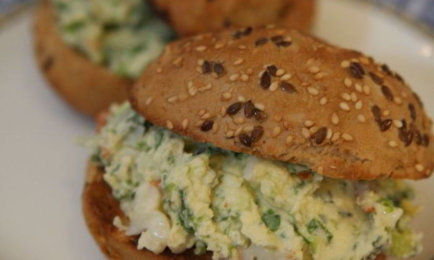 Рецепт бутерброд с раками и маскарпоне